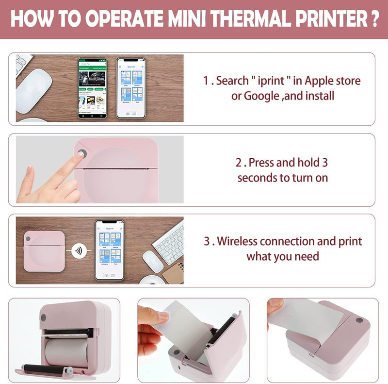Mini Pocket Thermal Printer